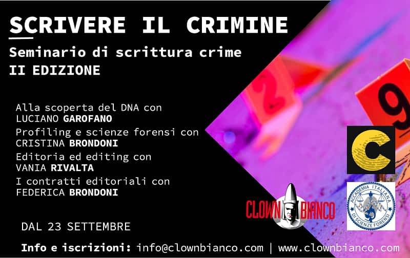 Scrivere il Crimine brochure Luciano Garofano